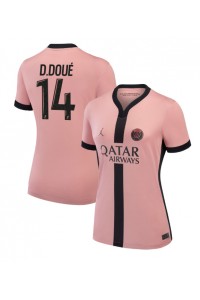 Fotbalové Dres Paris Saint-Germain Desire Doue #14 Dámské Třetí Oblečení 2024-25 Krátký Rukáv